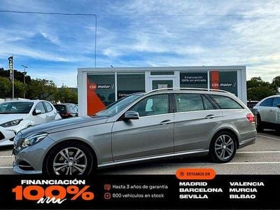 Usado Mercedes E300 204 CV (150 kW) 2018 Gris Familiar