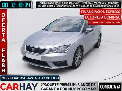 Usado Seat Leon XCELLENCE 130 CV (95 kW) 2021 Gris / plata Familiar