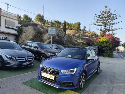 Usado Audi A1 Sportback S-Line 95 CV (69 kW) 2018 Azul Utilitario