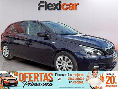 Usado Peugeot 308 Access 110 CV (80 kW) 2020 Azul Berlina