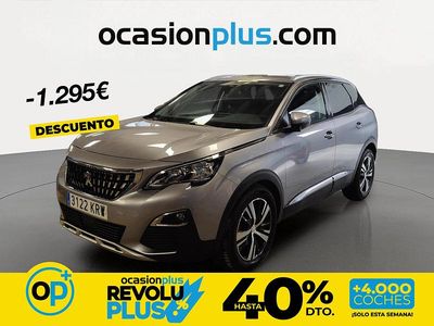 Usado Peugeot 3008 Allure 130 CV (95 kW) 2018 Gris SUV