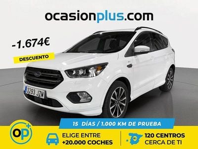 Blanco Usado 2017 Ford Kuga ST-Line SUV | 15.850 € (Precio justo)