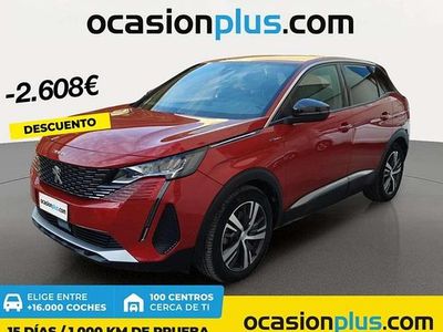 Rojo Usado 2023 Peugeot 3008 Allure Monovolumen | 20.628 € (Precio justo)