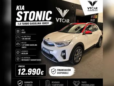 Usado Kia Stonic 101 HP (74 kW) 2020 Branco SUV
