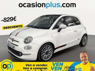 Usado Fiat 500C Lounge 69 CV (50 kW) 2016 Blanco Descapotable