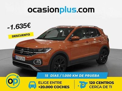 Naranja Usado 2020 VW T-Cross Sportline SUV | 17.990 € (Precio justo)