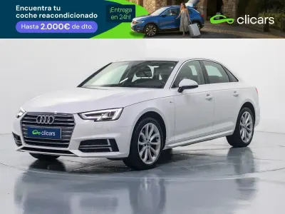 Usado Audi A4 S-Line 150 CV (110 kW) 2018 Blanco Berlina