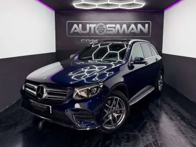 Usado Mercedes GLC250 204 CV (150 kW) 2018 Azul SUV
