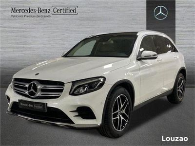 Usado Mercedes GLC220 AMG line 170 CV (125 kW) 2019 Blanco SUV