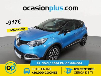 Azul Usado 2017 Renault Captur Zen SUV | 12.390 € (Precio justo)