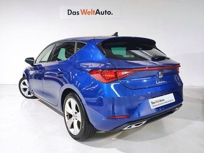 Azul Usado 2021 Seat Leon FR Berlina | 17.890 € (Precio justo)