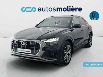 Usado Audi Q8 S-line plus 381 CV (280 kW) 2021 Negro SUV