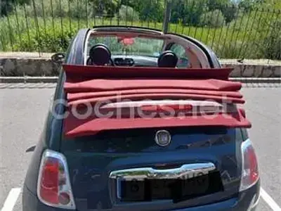 Usado Fiat 500C 85 CV (62 kW) 2011 Negro Descapotable