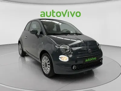 Usado Fiat 500C Lounge 69 CV (50 kW) 2019 Gris / plata Descapotable