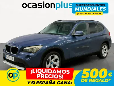 Usado BMW X1 177 CV (130 kW) 2010 Azul SUV