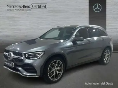 Usado Mercedes GLC220 AMG line 194 CV (142 kW) 2021 Gris SUV