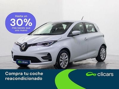 Usado Renault Zoe Intens 80 kW (110 CV) 2020 Blanco Utilitario