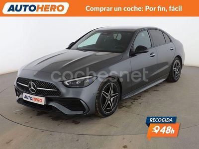 Gris Usado 2021 Mercedes C200 AMG line Berlina | 36.499 € (Precio justo)
