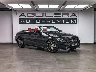Käytetty Mercedes C250 204 HP (150 kW) 2018 Musta Avoauto
