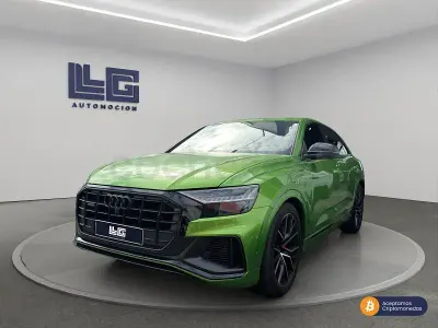 Usado Audi Q8 S-line plus 462 CV (339 kW) 2021 Verde SUV