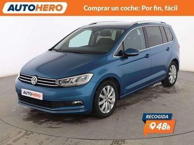 Usado VW Touran Sport 116 CV (85 kW) 2017 Azul Monovolumen