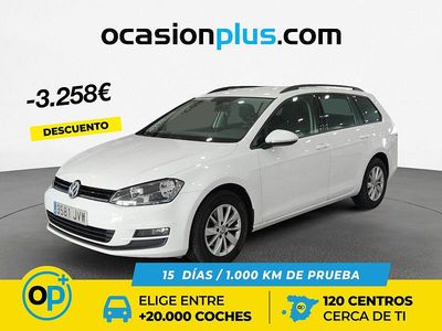 Blanco Usado 2016 VW Golf VII Business Familiar | 13.750 € (Precio justo)
