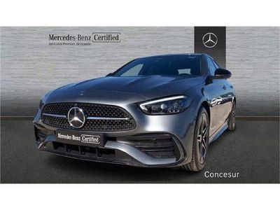 Gris selenita Usado 2024 Mercedes C220 AMG line | 47.500 € (Precio justo)