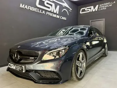 Usado Mercedes CLS63 AMG AMG 557 CV (409 kW) 2016 Gris Coupe