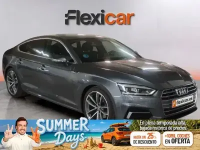Usado Audi A5 Sportback 150 CV (110 kW) 2019 Gris Utilitario