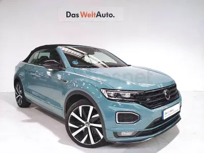 Usado VW T-Roc R-line 150 CV (110 kW) 2021 Verde SUV