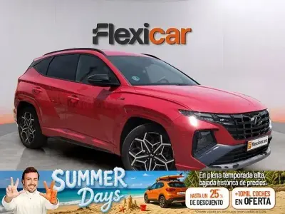 Usado Hyundai Tucson N Line 150 CV (110 kW) 2022 Rojo SUV