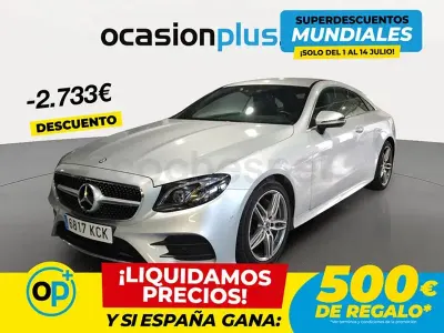 Usado Mercedes E220 194 CV (142 kW) 2017 Gris / plata Coupe