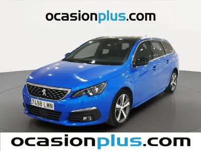 Usado Peugeot 308 SW GT 131 CV (96 kW) 2021 Azul Familiar