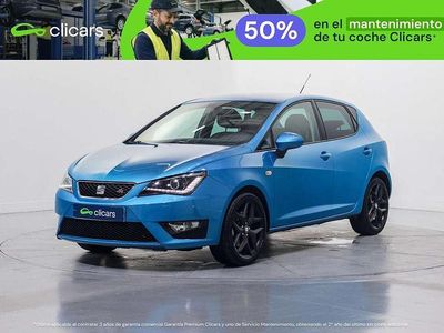 Usado Seat Ibiza FR 110 CV (80 kW) 2016 Azul Utilitario