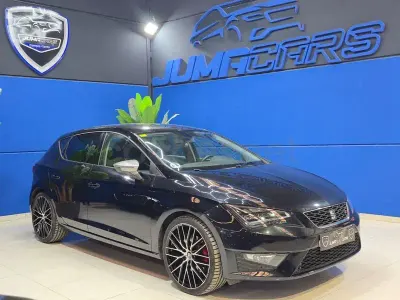 Usado Seat Leon FR 184 CV (135 kW) 2015 Negro Berlina
