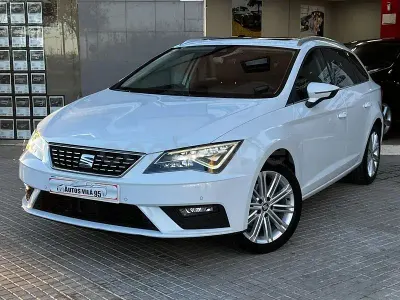 Usado Seat Leon XCELLENCE 130 CV (95 kW) 2020 Blanco Familiar