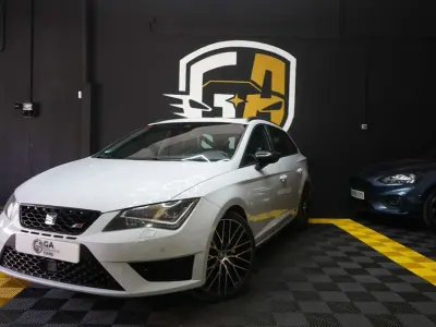 Usado Seat Leon ST CUPRA 290 CV (213 kW) 2016 Blanco Familiar