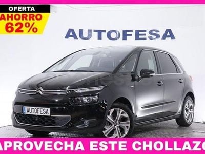 Usado Citroën C4 Picasso PureTech 130 CV (95 kW) 2016 Negro Monovolumen