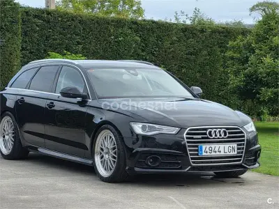 Usado Audi A6 S-Line 272 CV (200 kW) 2017 Negro Familiar