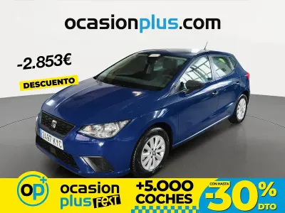 Begagnad Seat Ibiza Reference 95 HK (69 kW) 2019 Blå Halvkombi