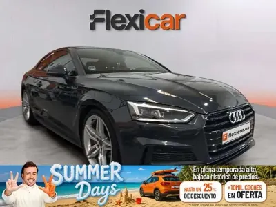 Usado Audi A5 S-Line 190 CV (139 kW) 2019 Gris Coupe