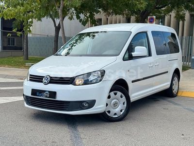 Usado VW Caddy Maxi Trendline 102 CV (75 kW) 2015 Blanco Monovolumen