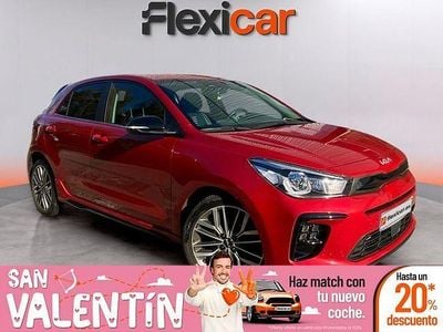 Usado Kia Rio GT-Line 100 CV (73 kW) 2022 Rojo Berlina