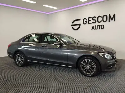 Usado Mercedes C220 Avantgarde 170 CV (125 kW) 2015 Gris / plata Berlina
