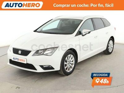 Usado Seat Leon Style 110 CV (80 kW) 2016 Blanco Familiar