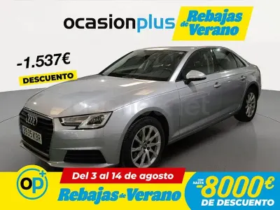 Usado Audi A4 Advanced 150 CV (110 kW) 2017 Gris / plata Berlina