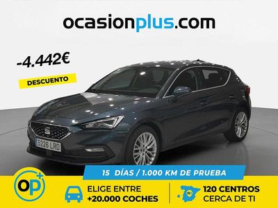 Usado Seat Leon XCELLENCE 150 CV (110 kW) 2021 Gris Berlina