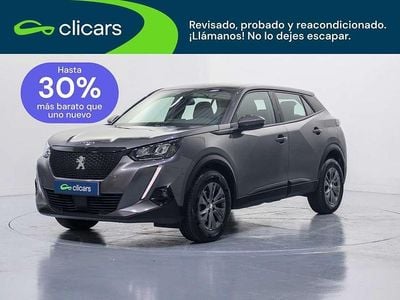 Usado Peugeot 2008 Active 110 CV (80 kW) 2021 Gris SUV
