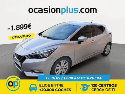 Usado Nissan Micra Acenta 100 CV (73 kW) 2020 Gris Utilitario