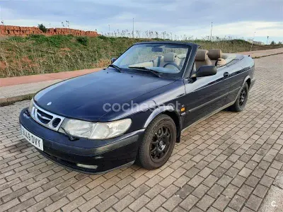 Usado Saab 9-3 130 CV (95 kW) 1998 Azul Descapotable